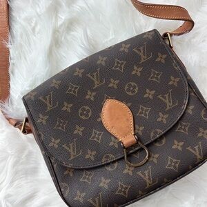 Louis Vuitton Brown Monogram Crossbody Bag St. Cloud mm